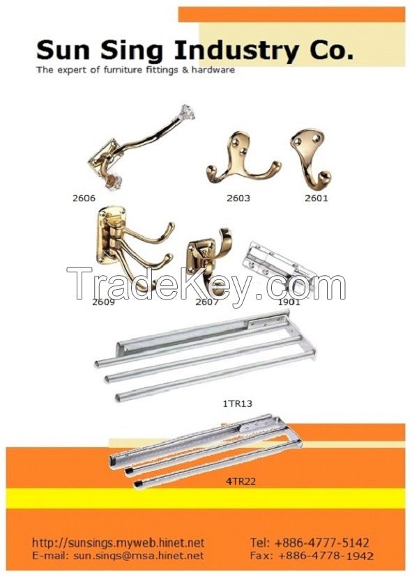 Towel Rods, Rails & Holders