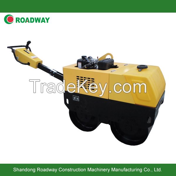 walk behind double drum vibratory roller