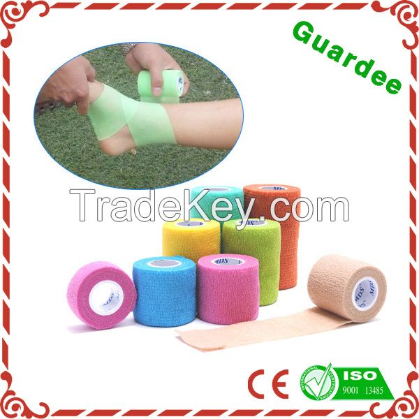 High Quality Customer Colors Non-woven Wound Cohesive Bandage