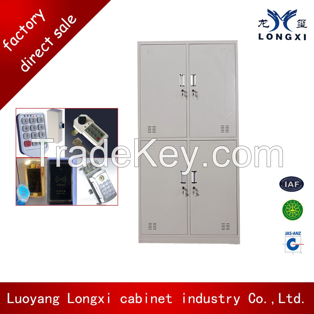 KD structure 4 door locker,bathroom clothes cabinet,metal locker