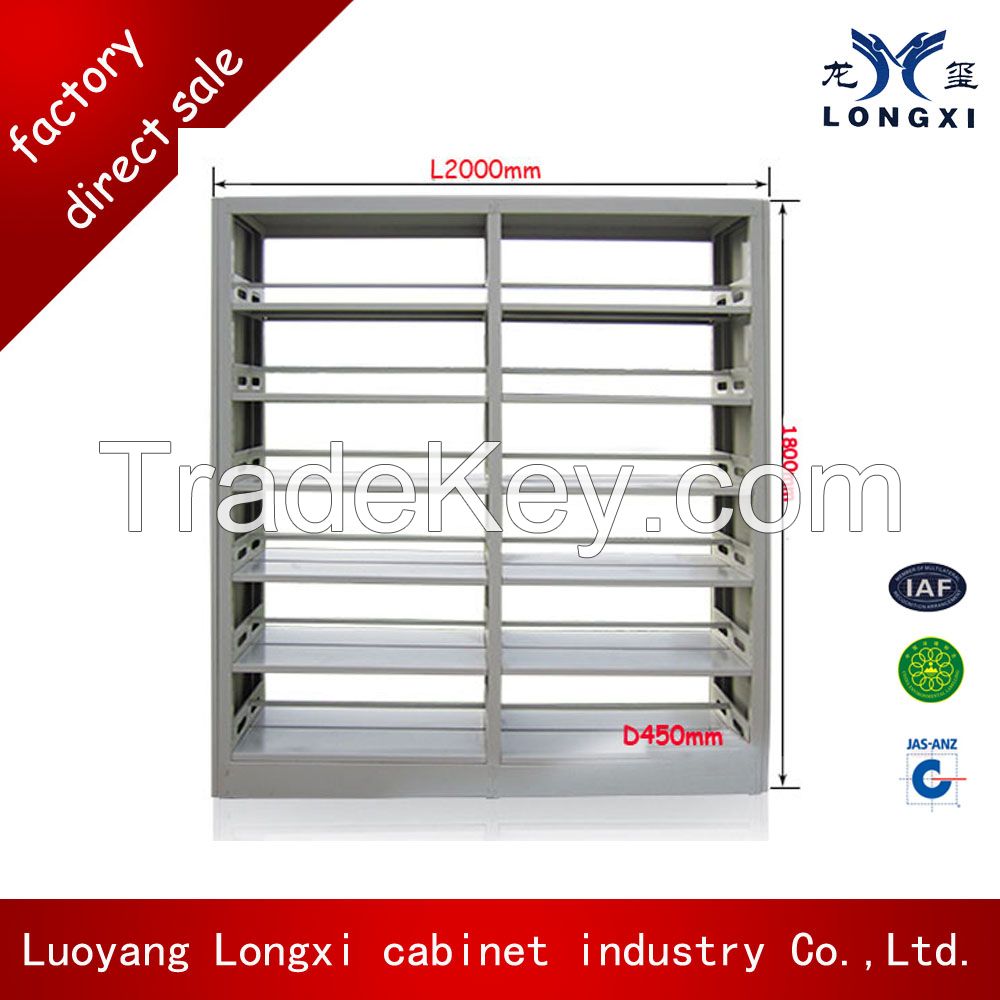 On promotion steel libiary shelf, metal book rack cabinet from luoyang factory