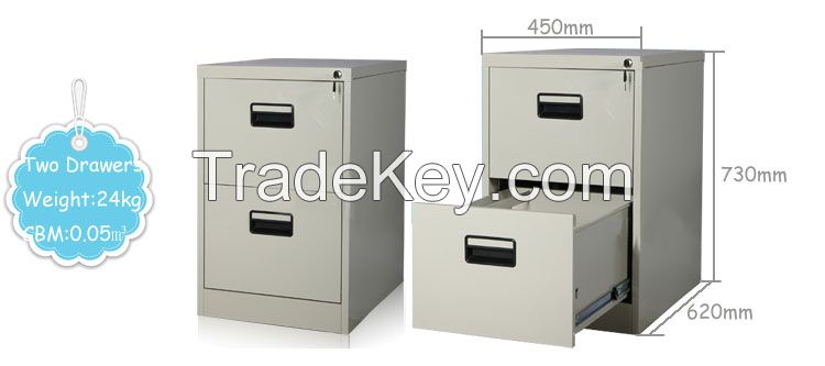 Metal, high quality cold-rold steel plate Material and Filing Cabinet Specific Use2 3  4 drawers steel filing cabinet