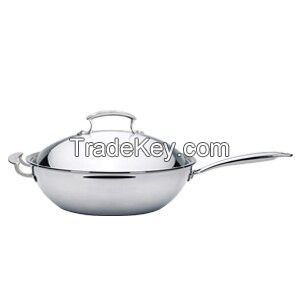 3 layers stainless steel flat pan