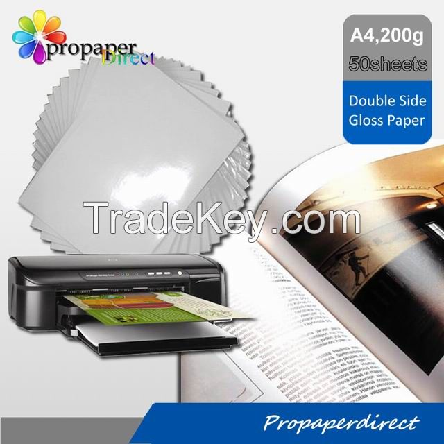 140g/160g/220g/250g/300g double side glossy photo paper