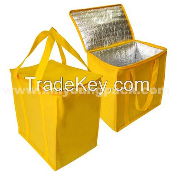 Large Non-Woven Thermal Insulated Cooler Bag for Frozen Food