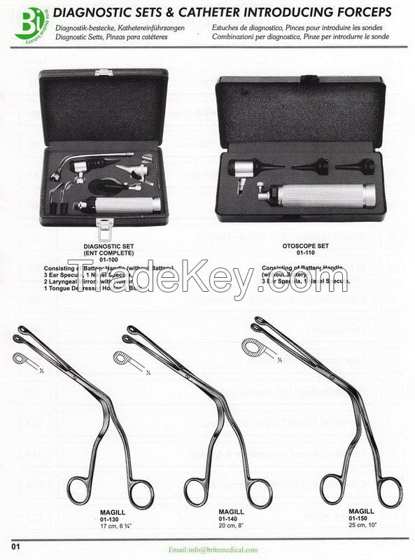 Diagnostic Set & Catheter Introducing Forceps