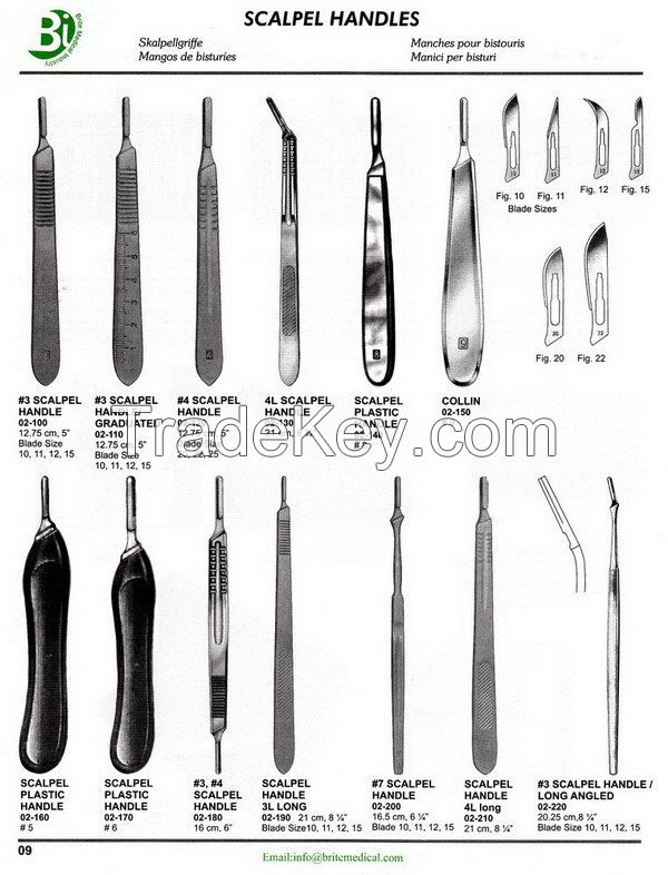 SCALPEL HANDLES