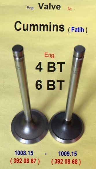 Engine Valves , Valve Guides , Valve Seat Inserts