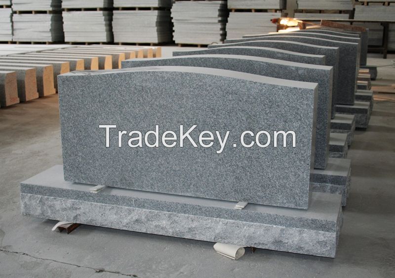 American Light Gray Die P5 Serp Top Monument &amp;amp;amp;amp;amp; Tombstone