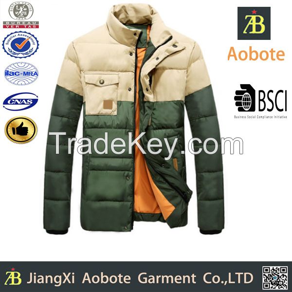 2015 New fashion OEM man waterproof  down jacket