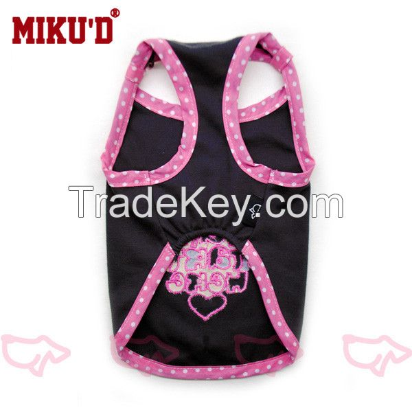 Hot sale cute pet dog cat vest dress apparel