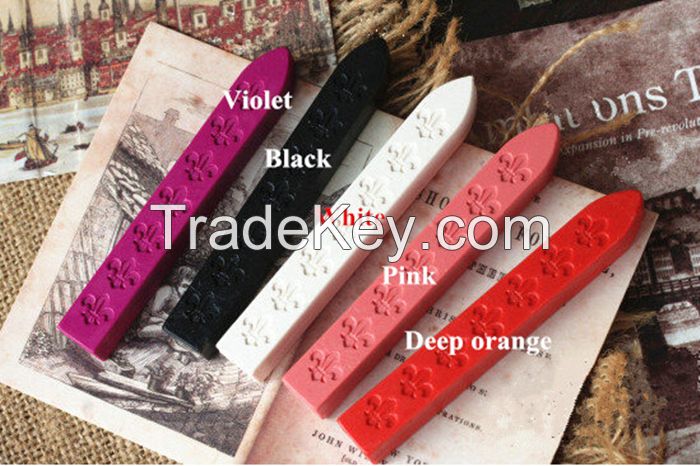 9 1.1 1.1cm colorful sealing wax stick stamp wax for documents sealing and decor 5 pcs lot