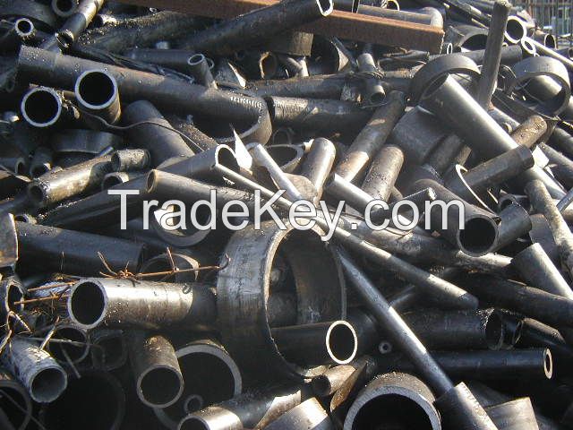 Used rails, HMS 1 & 2, metal scrap, plastic scrap