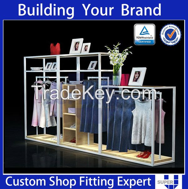 Tailor made modern design fashion  clothing display units