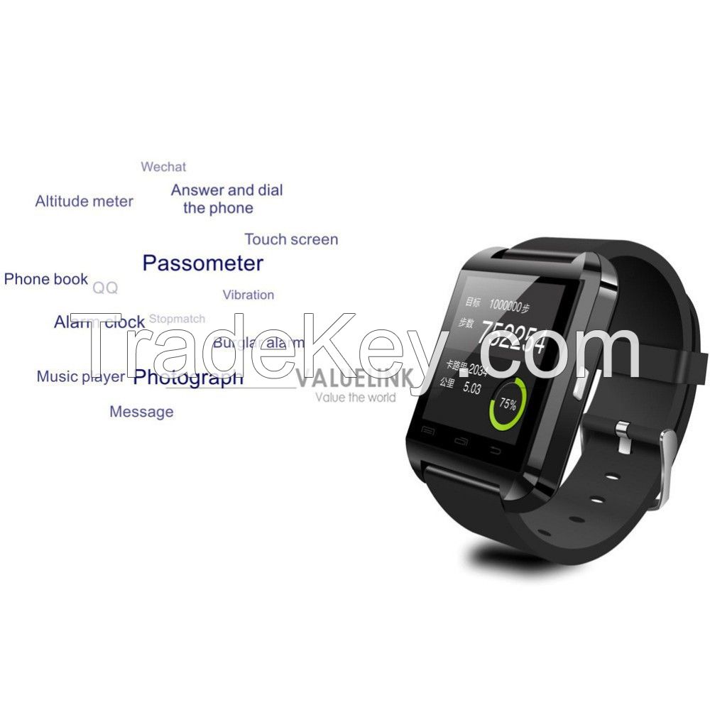 Bluetooth Watch WristWatch U8 U Watch for iPhone 4/4S/5/5S/6 Samsung S5/S4/S3/Note 3 HTC Huawei Android Phone Smartphones