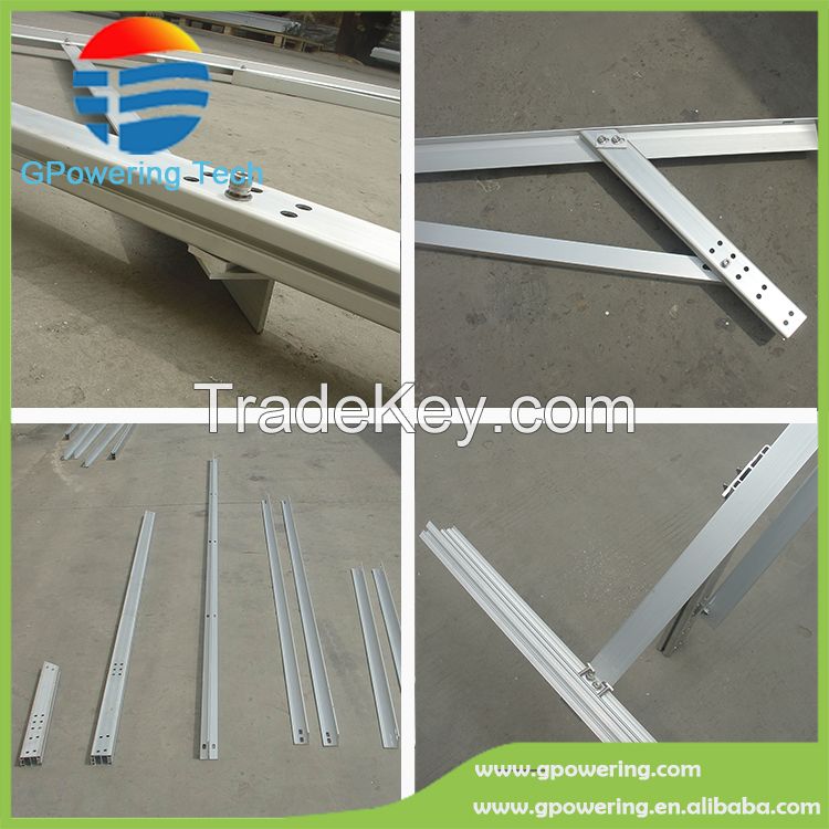 Solar Ground mounting System, Solar Aluminum Ground Mount Racking