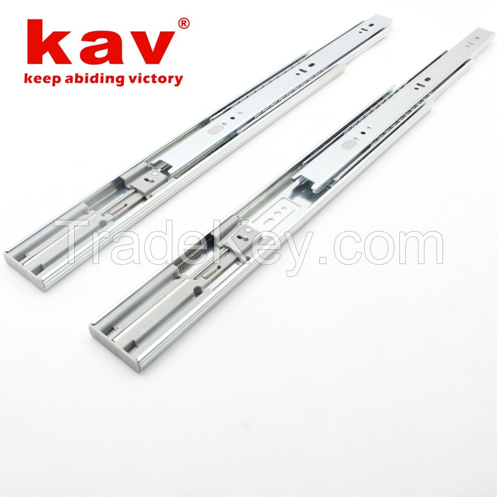 45mm width soft close bottom mount ball bearing drawer slides