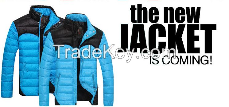 hot sell hood mens padded winter jacket