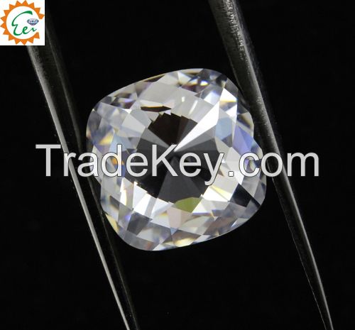 CZ-Square Radial Turtle face Natural cut AAA.perfect cut perfect shine.