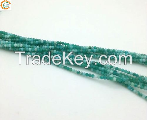 Amazon stone bead- Semi-precious stone for string bead