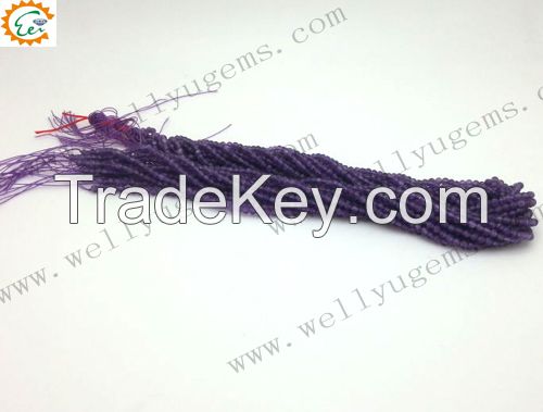 Amethyst bead-Natural stone  facet cut beads