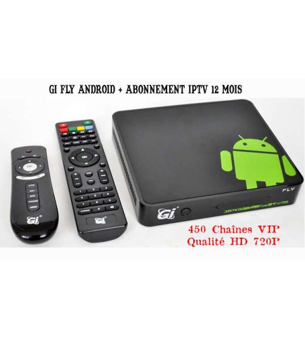 GI fly android + 12 months IPTV subscription