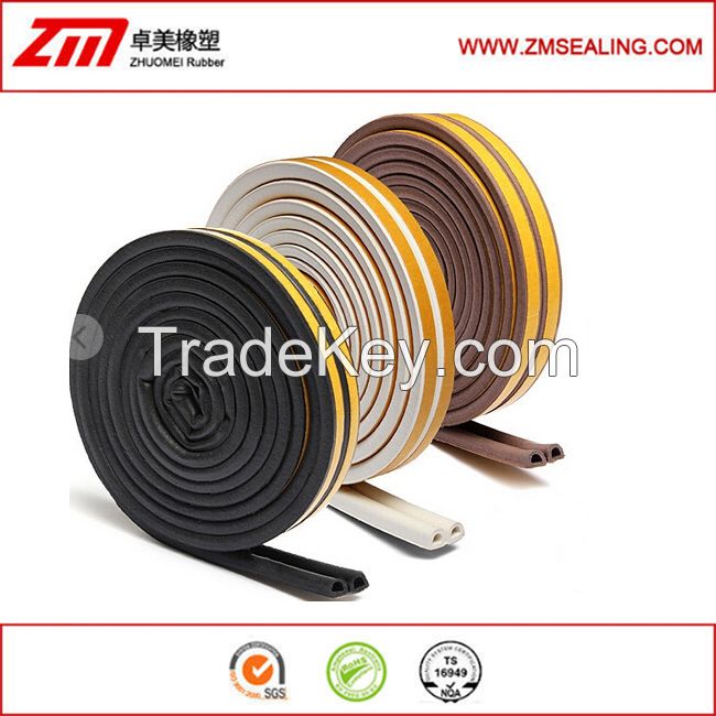 EPDM Sponge Rubber Door and Window Weatherstrip