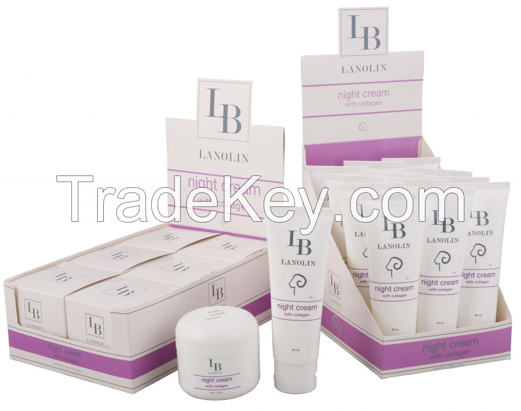 LB Lanolin Anti Ageing Night Cream with Collagen