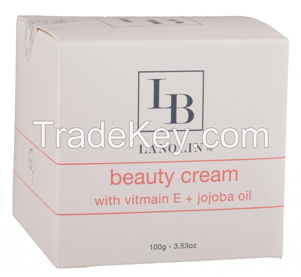 LB Lanolin Cream with Vitamin E + Jojoba Oil