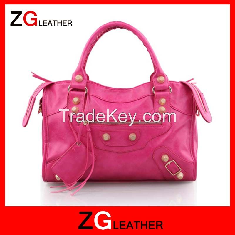 new fashion genuine leather handbags leather bags women leather satche