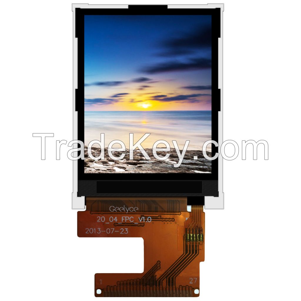 2.5-inch TFT LCD Module with,320RGBx240P Resolution,8/16-bit Interface and LED Backlight