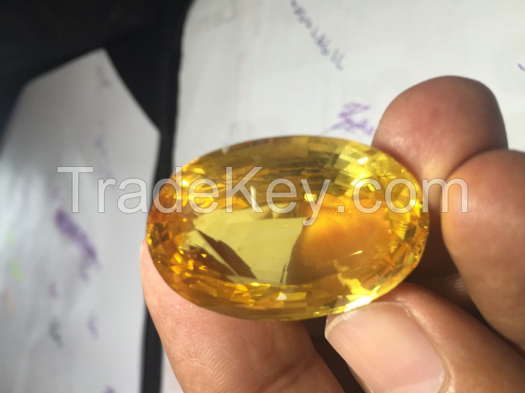 Yellow Sappire Gemstone