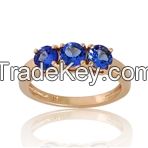 Tanzanite 9k Yellow Gold Ring Jewelry