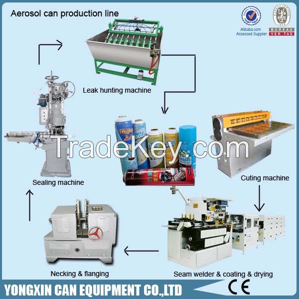 Daily use air freshener aerosol can production line