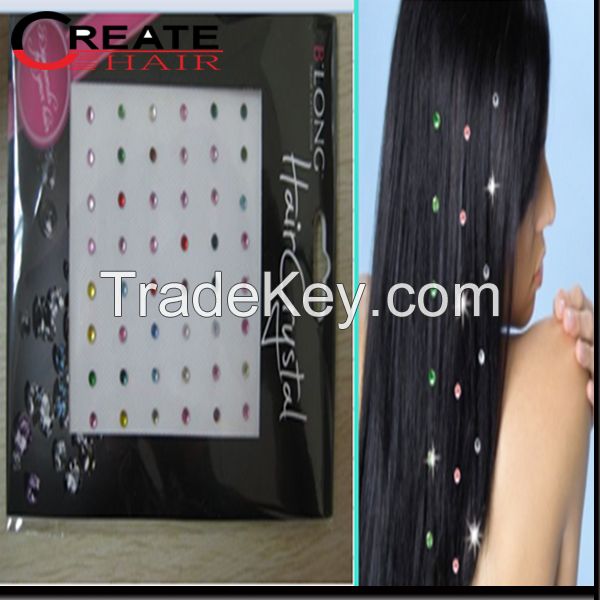 iron on hair gem/hair crystal/hair diamond