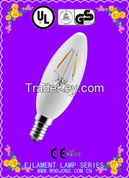 LED High Power Candle Bulb filament with low wattage