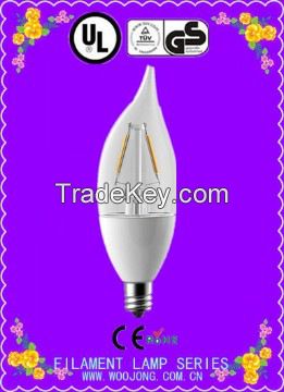 LED High Power Candle Bulb filament with low wattage