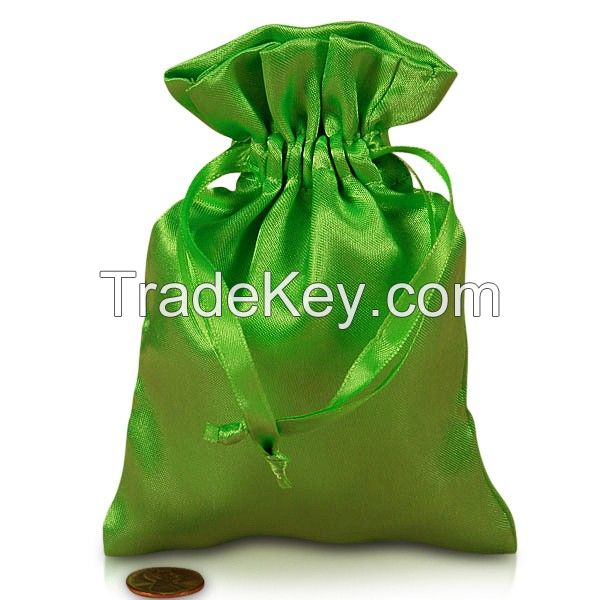 Lime Satin Rosary Pouch online