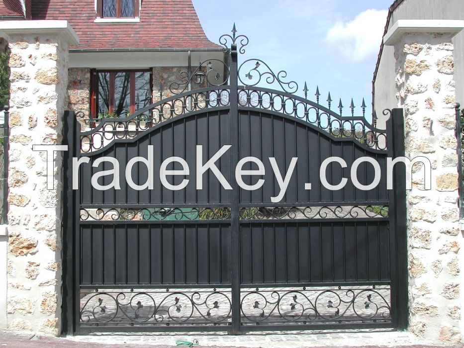 wrought iron gate