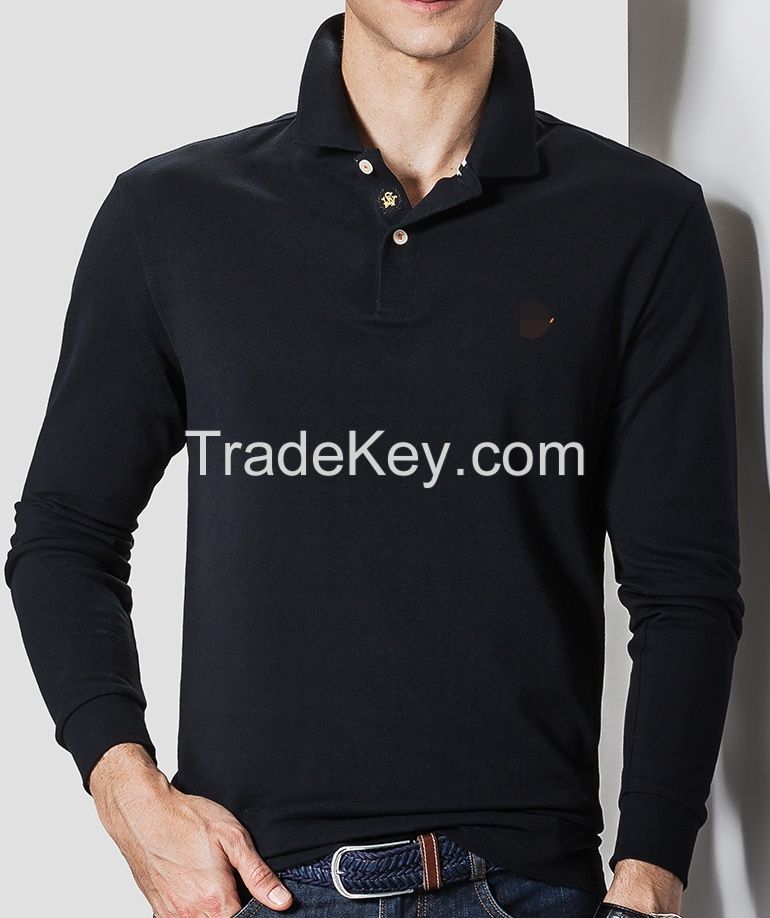 Long-sleeved POLO shirt