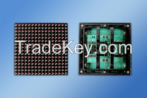 8000 cd/sqm High brightness outdoor p10 full color led module