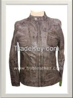 Men's Biker Leather Jacket Style M-122015