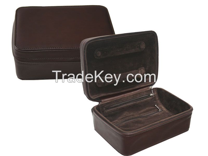 Genuine leather jewelry packaging box
