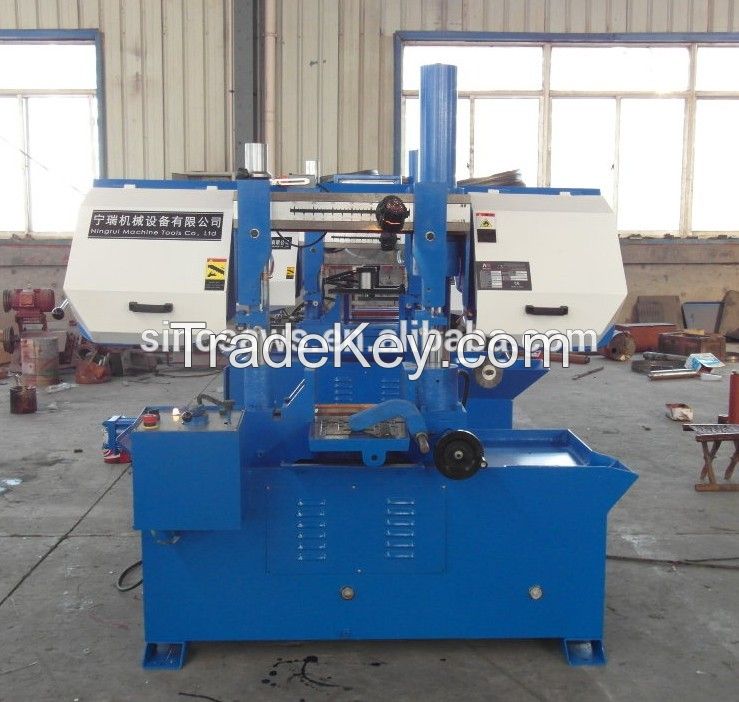 Double Column Hydraulic Horizontal band saw machine 