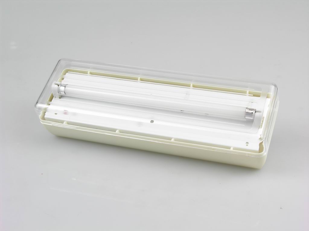 Single tube emergency lamp