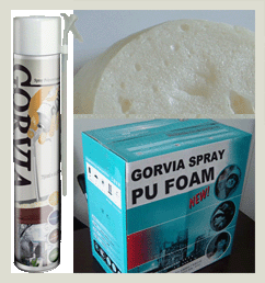 Straw spray pu foam