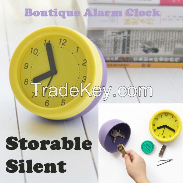 new products 2015 gift clock, unique quartz table clock