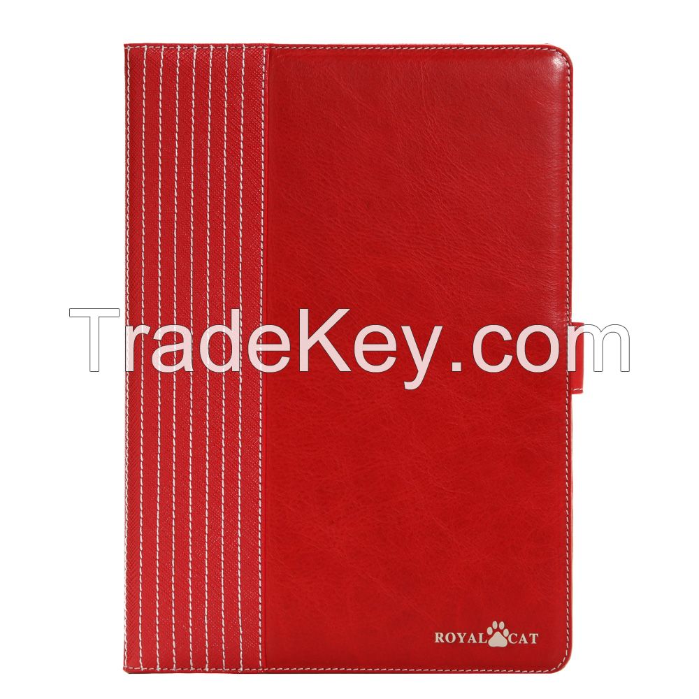 Royal Cat Ipad air/2/3/4 Genuine Leather Case (red, brown, black)