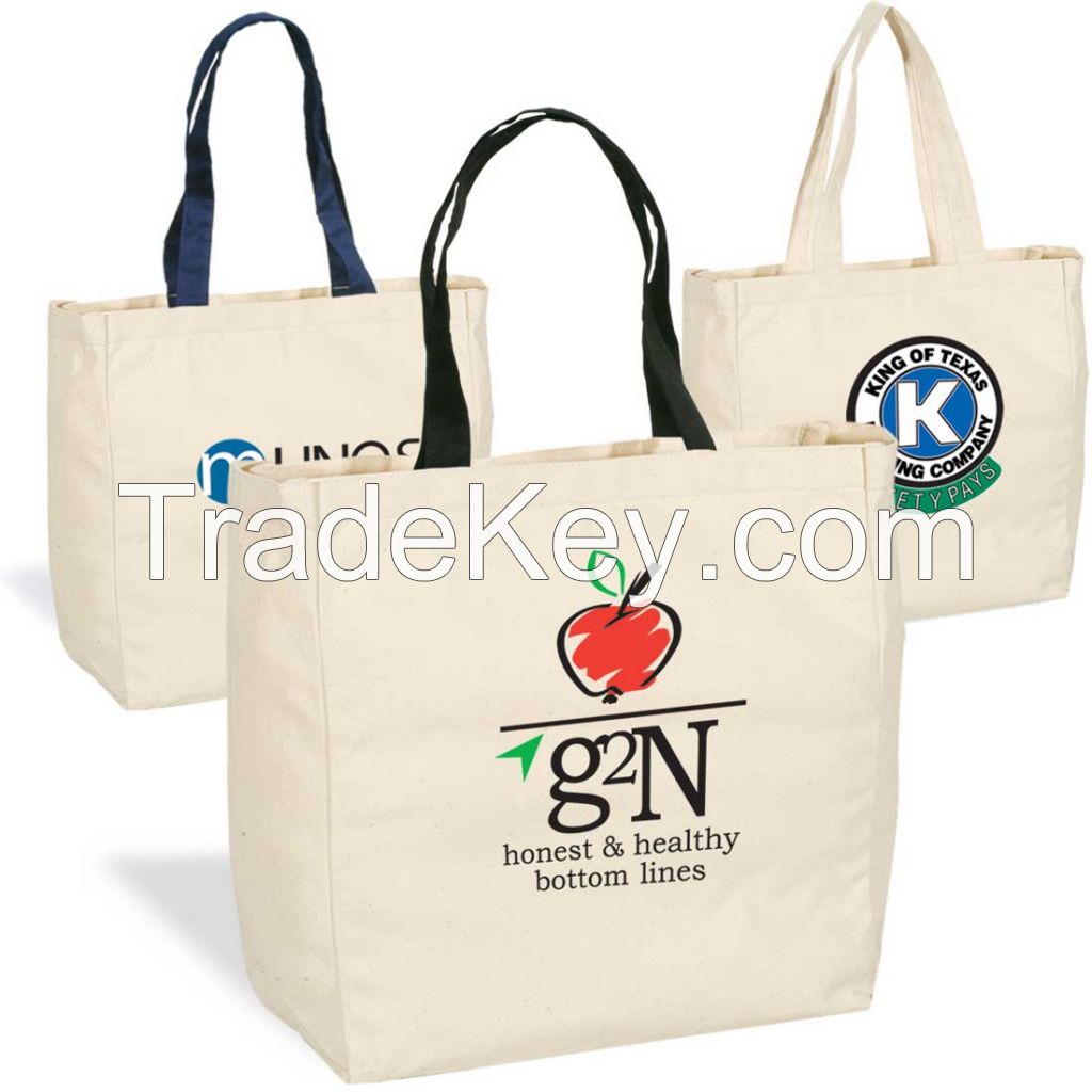 Best quality printed Vietnam cotton bags for shopping and promotion