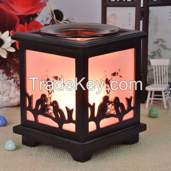 Hot-Selling Chinese Wooden Electric Night Fragrance Lamp For Office